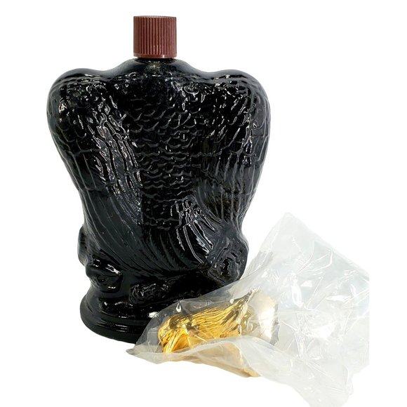 AVON VTG American Eagle Glass Decanter Windjammer After Shave Boxed 5oz Full NOS - Picture 4 of 12